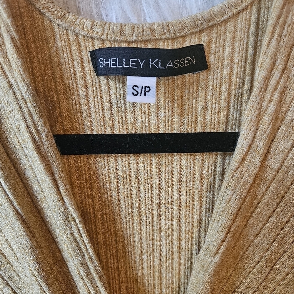 Shelley Klassen Goldenrod Knit Sweater Dress - Picture 11 of 12
